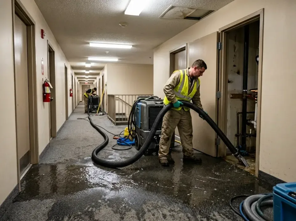multi-unit-apartment-hallway-f-005 — frequently asked questions, Emergency Burst Pipe Water Extraction & Removal in Walnut H…